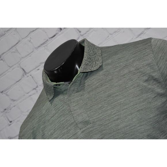 UNTUCKit Golf Polo Shirt Mens Size Large Performance Polyester Spandex Green - Picture 2 of 9